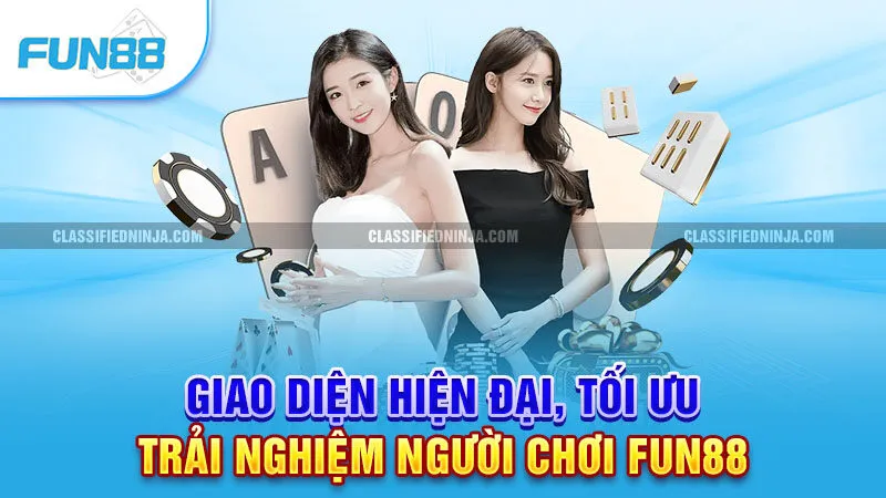 Trang chủ 13 Giao diện hiện đại, tối ưu trải nghiệm người chơi FUN88