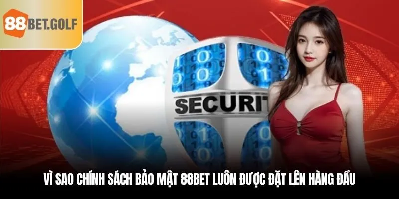 Vì sao chính sách bảo mật tại 88BET luôn được đặt lên hàng đầu